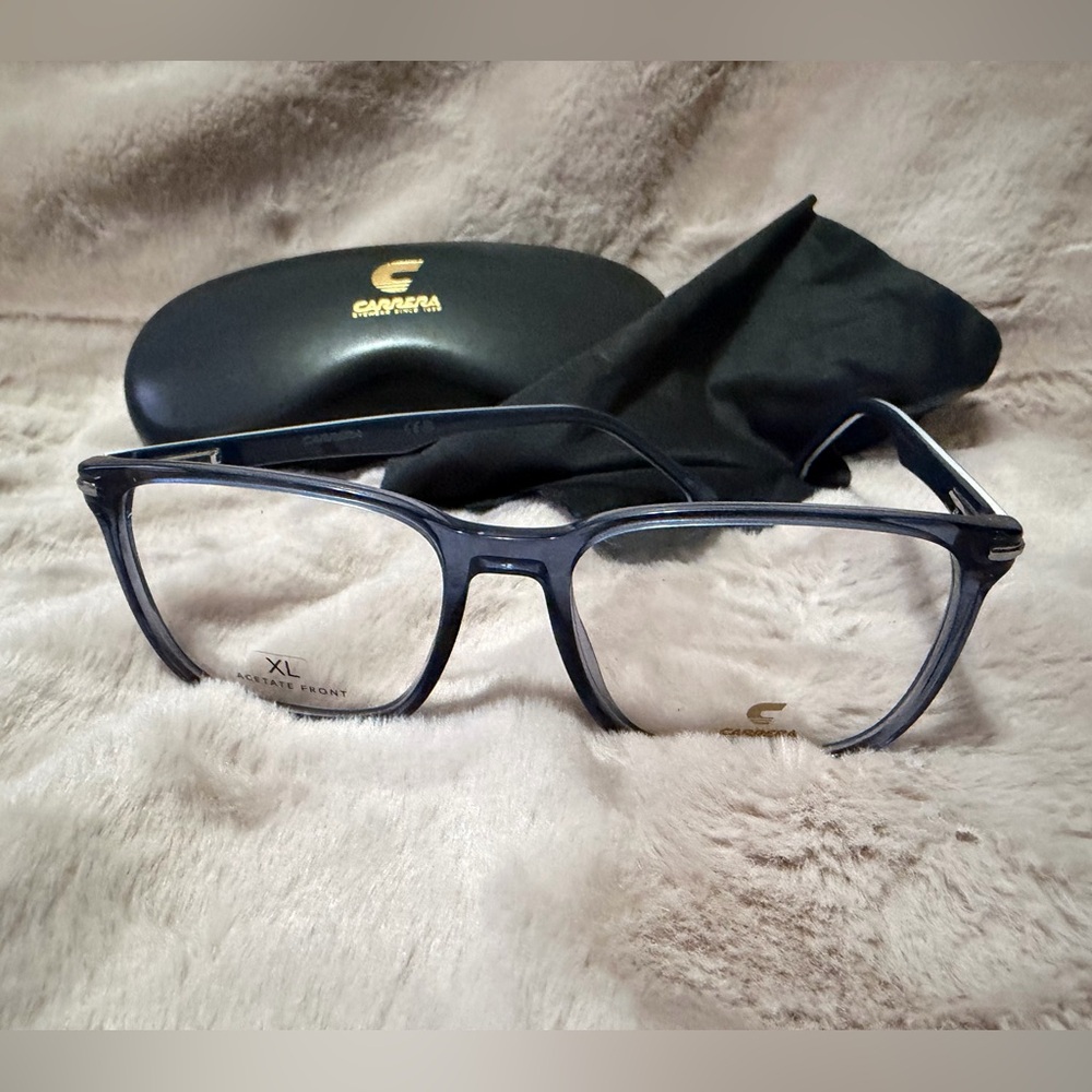 NWOT Carrera 309 PJP Eyeglasses with Case 150 Blue